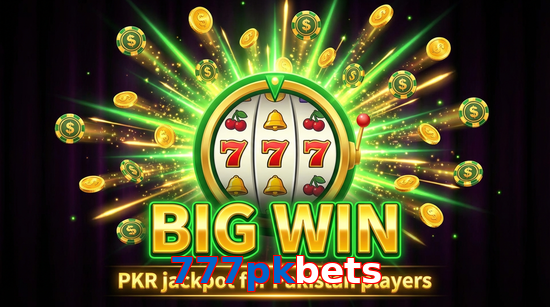 Big win animation on 777Pkbets slot game